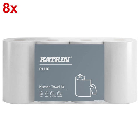 KATRIN Küchenrollen PLUS 3-lagig, 32 Rollen
