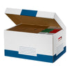 thumb-10 Cartonia Archivcontainer weiß/blau 54,8 x 36,4 x 26,8 cm