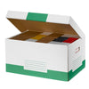 thumb-10 Cartonia Archivcontainer weiß/grün 54,8 x 36,4 x 26,8 cm