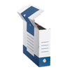 thumb-10 Cartonia Archivboxen weiß/blau 8,3 x 34,0 x 25,2 cm