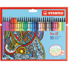 thumb-STABILO Pen 68 Filzstifte farbsortiert, 30 St.