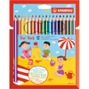 thumb-STABILO Trio® thick Buntstifte farbsortiert, 18 St.
