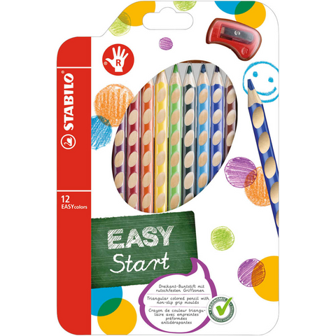 STABILO EASYcolors R Buntstifte farbsortiert, 12 St.