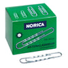 thumb-ALCO Aktenklammern NORICA silber galvanisiert, 100 St.