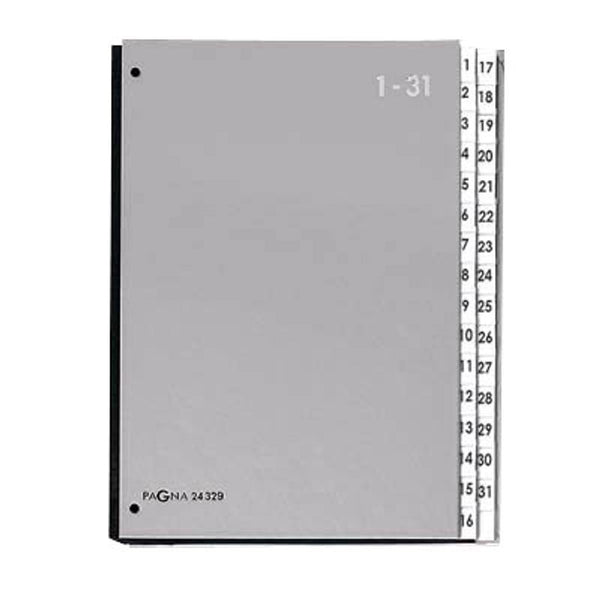 PAGNA Pultordner 1-31 silber