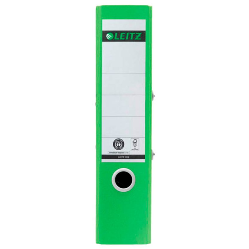 LEITZ recycle 1018 Ordner grün Karton 8,0 cm DIN A4