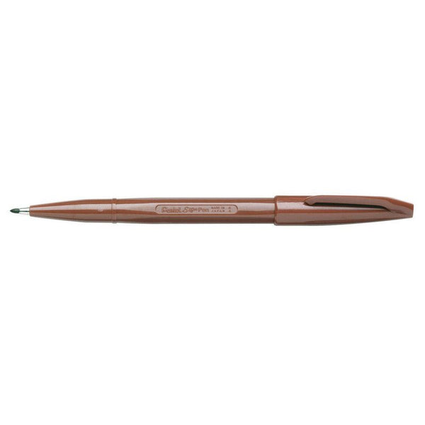 Pentel Sign Pen Filzstift braun, 1 St.