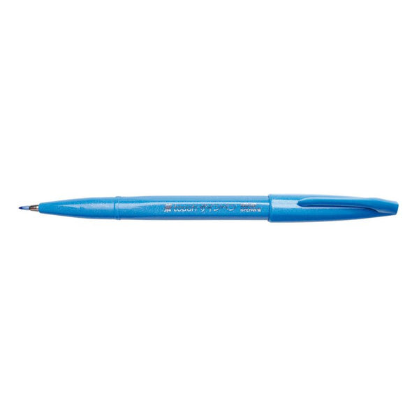 Pentel SES15C-S Brush-Pen blau, 1 St.