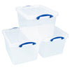 thumb-3 Really Useful Box Aufbewahrungsboxen 3x 40,0 l transparent 50,0 x 39,5 x 31,5 cm