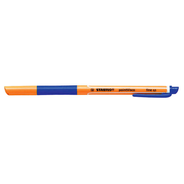 STABILO pointVisco Gelschreiber orange 0,5 mm, Schreibfarbe: grün, 10 St.