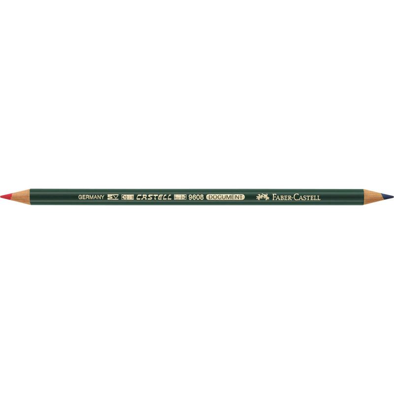 FABER-CASTELL Document Kopierstift rot/blau, 1 St.