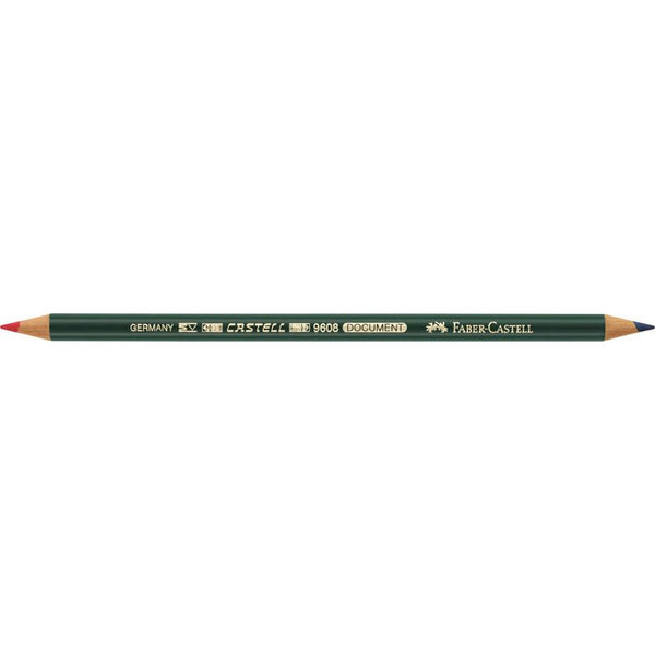 FABER-CASTELL Document Kopierstift rot/blau, 1 St.