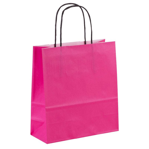 50 VP Papier-Tragetaschen Toptwist purple 19,0 x 21,0 cm