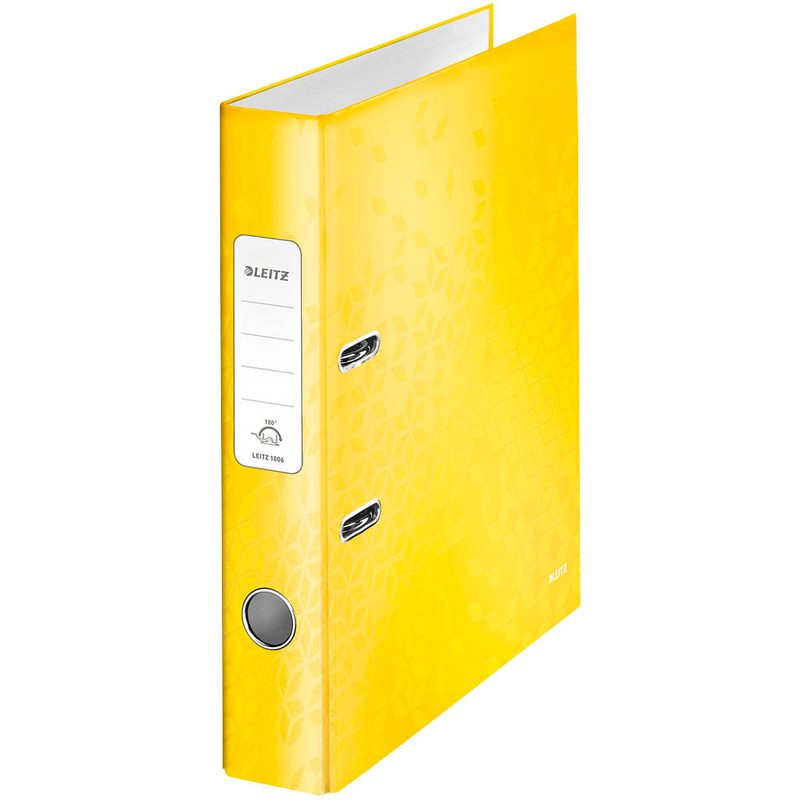 LEITZ Ordner gelb Karton 5,0 cm DIN A4