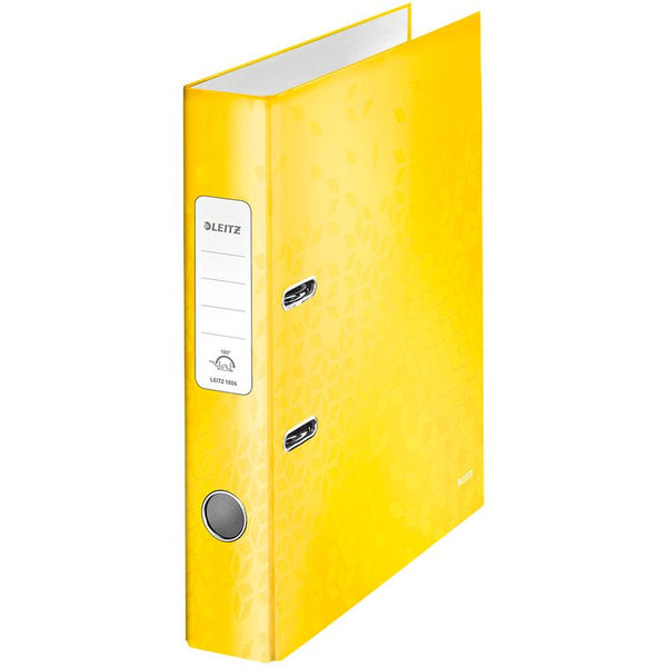 LEITZ Ordner gelb Karton 5,0 cm DIN A4