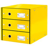 thumb-LEITZ Schubladenbox Click & Store  gelb 60480016, DIN A4 mit 3 Schubladen