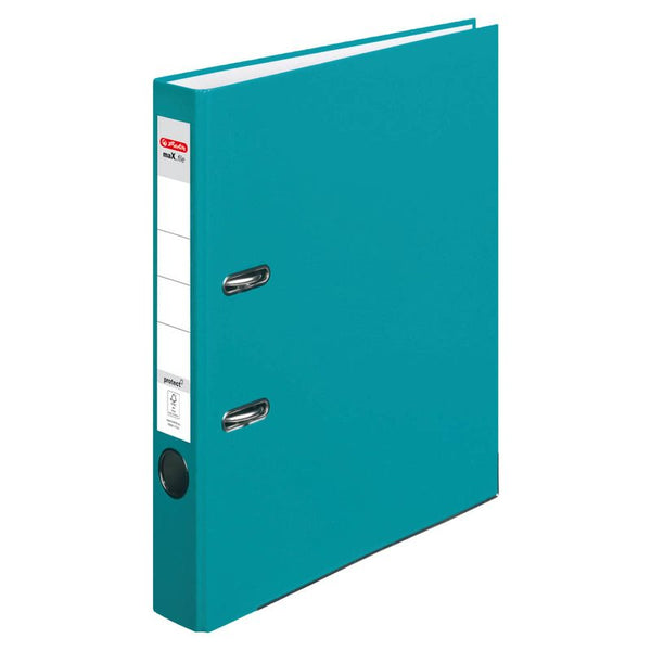 herlitz maX.file protect Ordner caribbean turquoise Kunststoff 5,0 cm DIN A4
