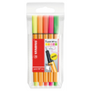 thumb-STABILO Point 88 Mini Fineliner farbsortiert 0,4 mm, 5 St.