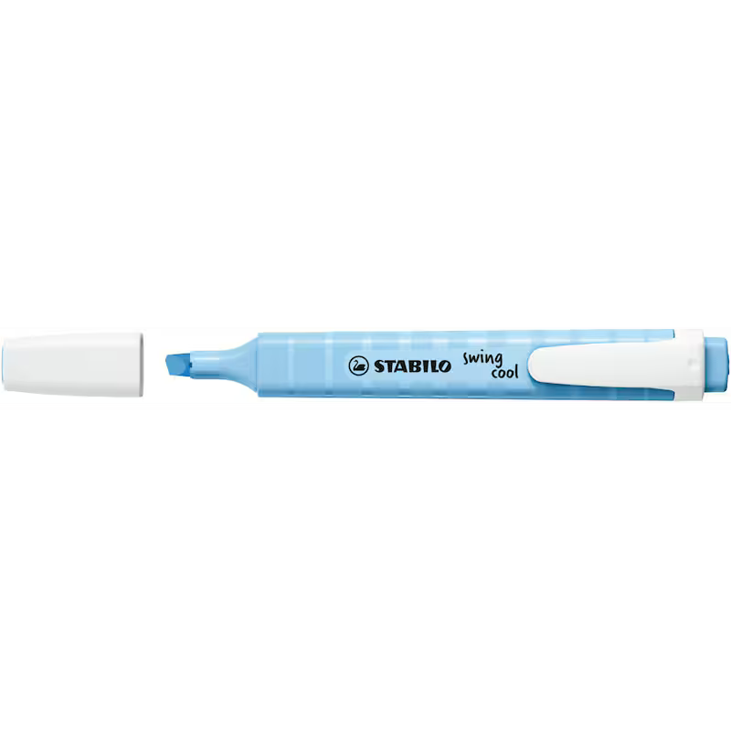 STABILO swing cool Pastel Textmarker blau, 1 St.