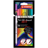 thumb-STABILO Pen 68 brush ARTY Filzstifte farbsortiert, 10 St.