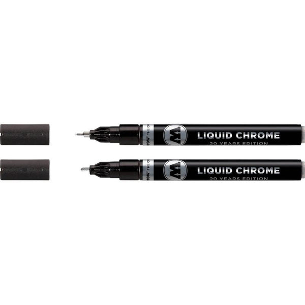 MOLOTOW LIQUID CHROME™ Acrylstifte chrom 1,0 - 2,0 mm, 2 St.