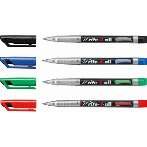 STABILO Write-4-all Permanentmarker farbsortiert 0,4 cm, 4 St.