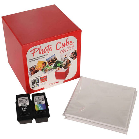 Canon PG-540 + CL-541  schwarz, color Druckköpfe + Fotopapier, 2er-Set
